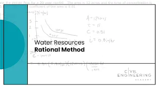 Water Resources-Rational Method