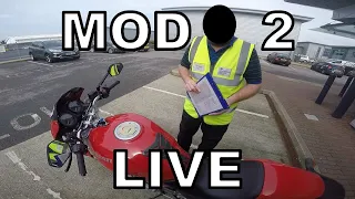 MOD 2 2019 - UK Motorbike Test - Live Footage with Commentary (2/7)