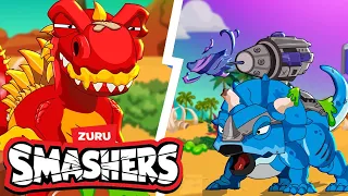 Space Dino Adventure + 1 Hour of More FUN | 🦖 DINO BATTLES 💥 | Dinosaur Cartoons for Kids