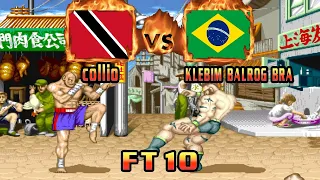Street Fighter 2: Champion Edition - collio (TTO) VS (BRA) KLEBIM BALROG BRA [sf2ce/Fightcade/FT10]