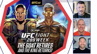 The GOAT retires and the King returns! Nunes 🆚 Aldana | #UFC289 Fight Week Review Show with Bisping