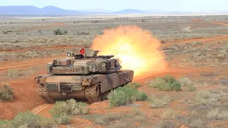 Australian Army M1A1 Abrams - Live Fire Compilation