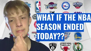 What if The NBA Season Ended Today?? NBA Playoff Predictions If The NBA Season Ended Today...