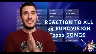 Eurovision 2021: All 39 Songs (Reaction)