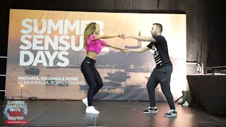 Carlos & Chloe bachata workshop at Summer Sensual Days, Rovinj 2019