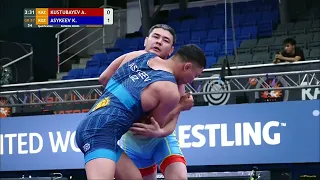 A.Kustubaev KAZ - K.Asykeev KGZ / 87 kg /Эл аралык рейтингдүү турнир (UWW)