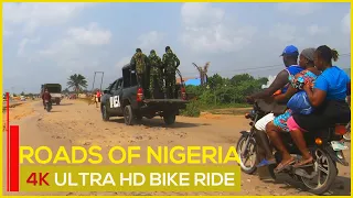 4K DRIVE in NIGERIA - 2 Hours Immersive Motorcycle ride in Africa [4K ultra HD] - Lagos to Badagry