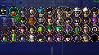 LEGO BATMAN: The Videogame! Complete Character Grid!