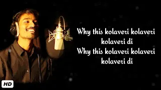 Why this kolaveri song_Lyrics | Dhanush | Shruti Hassan | Three