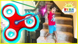 GIANT FIDGET SPINNER Chase and Hide N Seek Kids Pretend