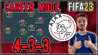 Replicate my 4-3-3 Ajax Career Mode Tactics in FIFA 23 | Custom Tactics Explained