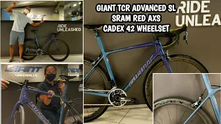 DREAM BUILD ROAD BIKE - BUMUO NG RIM BRAKE ANG BOSS KO!😍| GIANT TCR ADVANCED SL + GIANT CADEX 42 RB