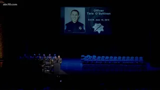 Police academy graduates honor slain Sacramento Police Officer Tara O'Sullivan
