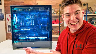 The Ultimate Custom Water Cooled AMD Gaming, Editing, & Streaming PC Build!