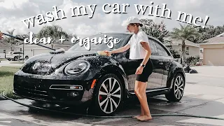 Wash My Car With Me || Clean and Organize