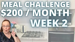 Family Meal Challenge / $200 a month / Week 2 / Frugal Living