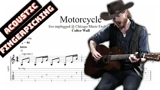 Colter Wall - Motorcycle TAB - bluesgrass guitar tabs (PDF + Guitar Pro)