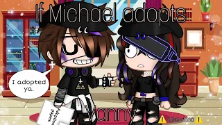If Michael adopts Vanny (original?) / JOKE VIDEO / My AU / FNAF / #aftonfamily #fnaf