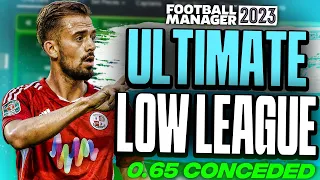 The ULTIMATE Low League FM23 Tactic! | 0.65 Conceded! | Best FM23 Tactics