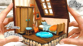 Handmade Miniature Room and Tiny Furnitures / Diorama / Model House DIY