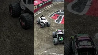 Weston Anderson 🤙 Grave Digger 2 Wheel Skills In Racing In Columbus Ohio (4/27/24) #monsterjam