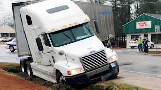 164 # Alex-Дальнобой США...Авария на дороге..I-10...Arizona..USA..Accident 18 wheelers