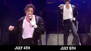 Michael Jackson | Billie Jean Live In Munich July 4th VS July 6th