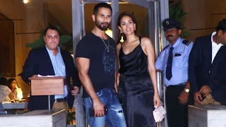 Shahid Kapoor With Wife Mira Rajput Kapoor Spotted At Mag St. Restaurant In Bandra