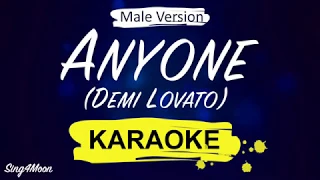 Demi Lovato – Anyone (Karaoke Piano) Male Version -6