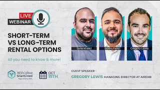 Short-Term Vs. Long-Term Rentals in the UAE - SmartCrowd Webinar