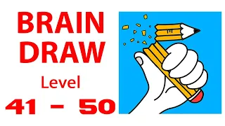 Brain Draw | LEVEL 41,42,43,44,45,46,47,48,49,50 | walkthrough solution