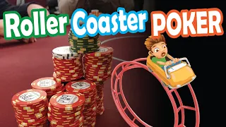 Bankroll Challenge Part 3 - Roller Coaster 1/3 Session - Poker Vlog #28