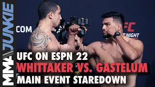 Robert Whittaker, Kelvin Gastelum face off one last time before fight night | UFC on ESPN 22