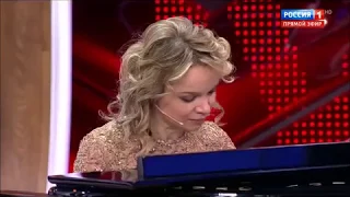 Виталина Цымбалюк-Романовская играет Революционный этюд в эфире у Малахова
