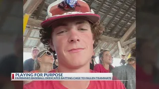 Baseball team remembers teammate who died in March car crash