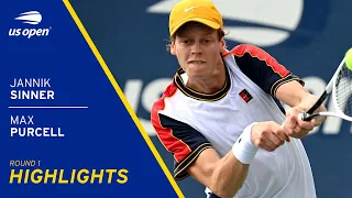 Jannik Sinner vs Max Purcell Highlights | 2021 US Open Round 1