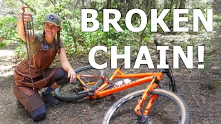 DON'T LET A BROKEN CHAIN RUIN YOUR RIDE (fix a chain with and without quick link) | Syd Fixes Bikes