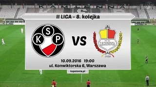 Skrót meczu Polonia Warszawa 2-2 Legionovia Legionowo