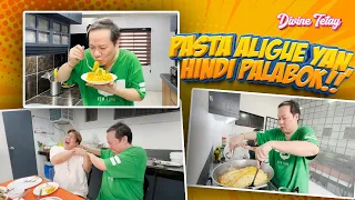 HOY SOBRA KA, HINDI PALABOK NILUTO KO! ( SALTED EGG- SHRIMP- ALIGUE PASTA ) | MC MUAH | DIVINE TETAY