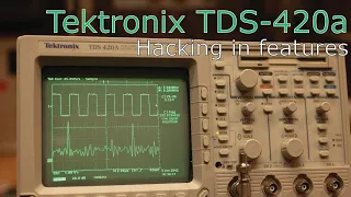 Tektronix TDS 420a adding extended options