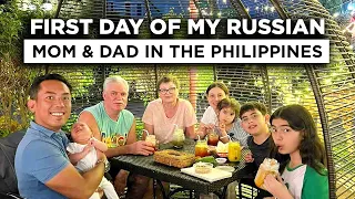 Russian Parents Meeting the BIG Family of Eric Baylosis in the Philippines 🇷🇺🇵🇭