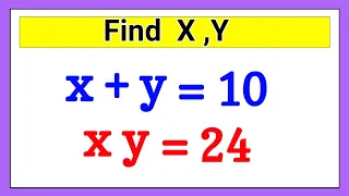 Nice Algebra Math Simplification |Find the value of x, y|Olympiad Math |Nitesh Eduworks