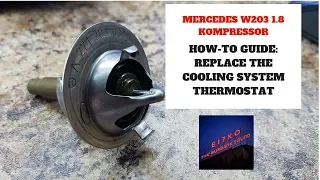 Mercedes C180 Kompressor Thermostat Replacement HOW TO