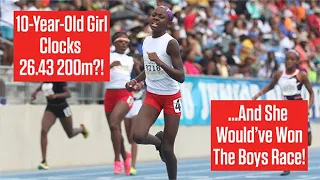 10-Year-Old Girl Clocks 26.43 200m At AAU Junior Olympics 2023 And Would Have Won Boys Race, Too!