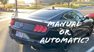 Mustang Manual or Automatic? Which Transmission to Buy