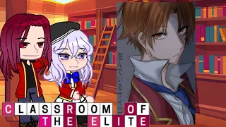 Class leaders react to Ayanokoji (Classroom Of The Elite)Gacha Club