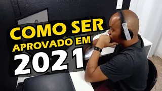 3 DICAS PARA SER APROVADO EM CONCURSO PÚBLICO EM 2021