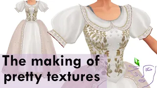 The making of pretty textures for Sims 4 cc