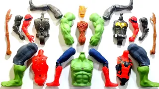 Build Avengers Toys, Spider Man, Hulk, Batman, Siren Head, Marvel Avengers Superheroes Toys