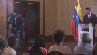 Arreaza reacciona a las nuevas sanciones de EE.UU a Venezuela